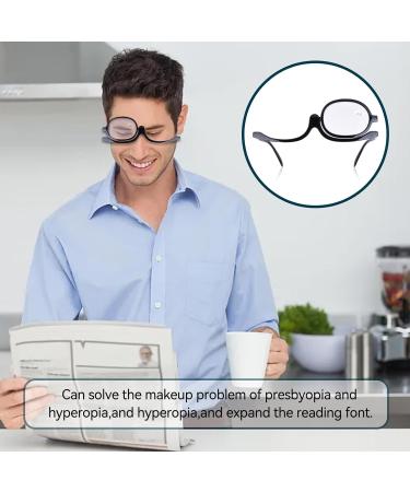 Make-Up Glasses for Eye Enlargement | 350+ Lenses | Essential Beauty Tools for Women | Rotating & Compact Design - Buy Online on GoSupps.com