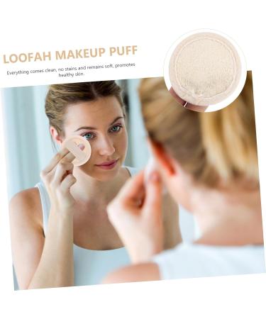 Angoily 1 Set Loofah Face Wash Facial Scrub Pad Reusable Facial Pads Natural Sea Sponge Loofah Exfoliating Sponges Face Sponges Cleansing Cotton Loofah Pad Round Miss Face Pad - Buy Online on GoSupps.com