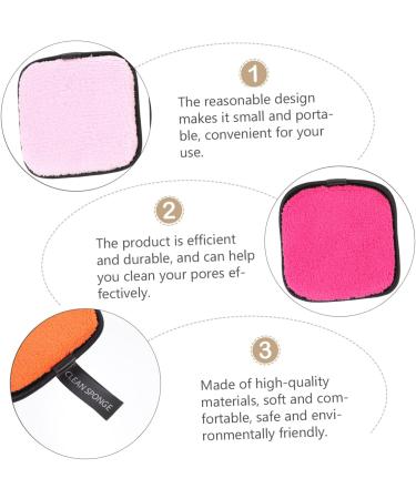 Beaupretty Makeup Makeup removing powder puff makeup round sponges eye makeup remover pads reusable bamboo cotton rounds face powder Face Washing Sponges Face Puff fiber beauty tools Tools - Buy Online on GoSupps.com