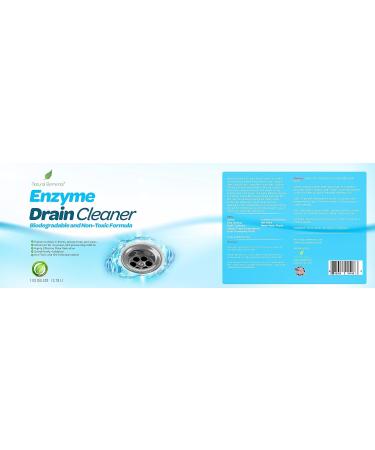 Natural Elements Enzyme Drain Cleaner | 1 Gallon - Digest Grease Fats & Paper Buildup in Drains Septic Tanks & Pipes | Eco-Friendly Solution for Home & Commercial Use - Buy Online on GoSupps.com