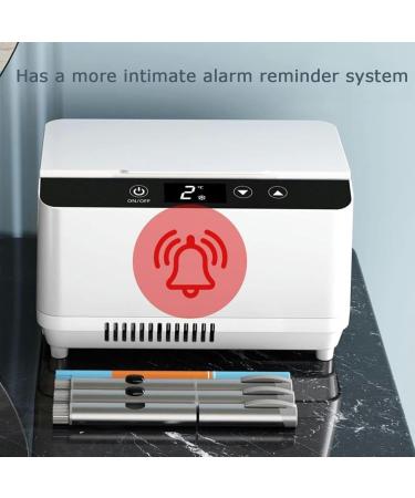 Portable High-Capacity Insulin Refrigerator Double-Layer Refrigerator Small Medical Travel Refrigerator USB Display Screen LED Travel Box Medicine Refrigerator 2- 2*battery - Buy Online on GoSupps.com