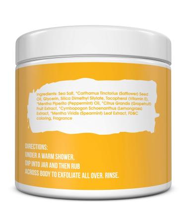 Lemon Drops Body Polish Salt Scrub - 23oz | Exfoliating & Hydrating | Shop Internationally - Buy Online on GoSupps.com