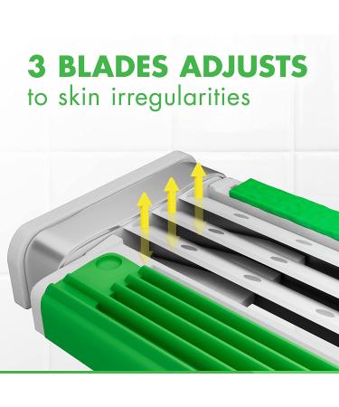 Gillette Sensor3 Sensitive Men's Disposable Razors - Enhanced Lubrastrip - 8 Count (Pack of 2) - Buy Online on GoSupps.com