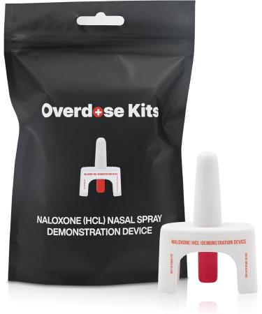 Training Device for Naloxone Nasal Spray | Opioid Overdose First Aid Training | Reusable | 2-Pack with Instructions | No Medication Included - Buy Online on GoSupps.com