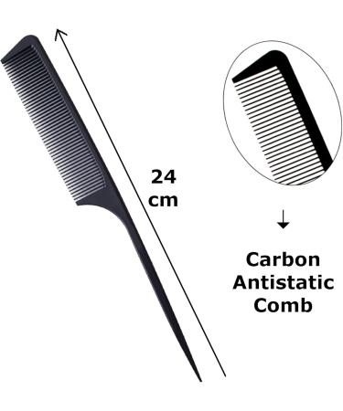 Gusto Hairdressing Salon Cape - Professional Hair Cutting Cloak & Apron Tool with Neck Brush - Black - Buy Online on GoSupps.com