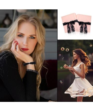 4 Rolls Vintage Floral Lace Ribbon 24 Yards - Wide Black Tulle Trim for DIY Crafts & Sewing - Buy Online on GoSupps.com