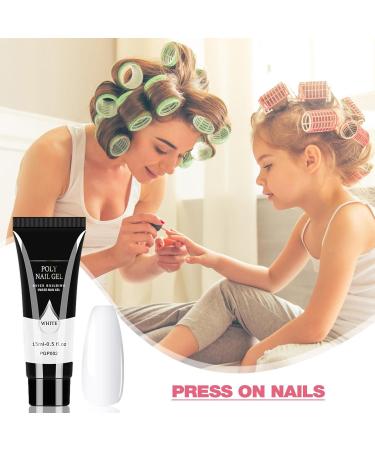 Extension Nail Gel | LED Hard Gels Builder - Easy to Use and Long-Lasting UV Nail Gel for Natural-Looking Nails Nail Extension Gel for Salon Easy at Home Pgp002 - Buy Online on GoSupps.com