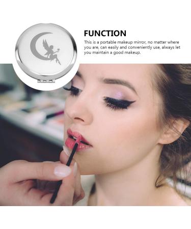 1pc Folding Vanity Mirror Compact Hand Mirror Makeup Mirror Mirror Handheld Small Foldable Mirror Pocket Makeup Mirror The Metal Travel Portable Pocket Mirror - Buy Online on GoSupps.com