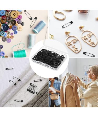 150pcs 19mm Mini Black Safety Pins for Clothes, Sewing, Handicrafts & Jewelry Making - Buy Online on GoSupps.com