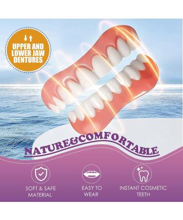 2 PCS Temporary Dental Veneers for Women and Men - Protect Teeth, Regain Confidence, Bright White Smile - Buy Online on GoSupps.com