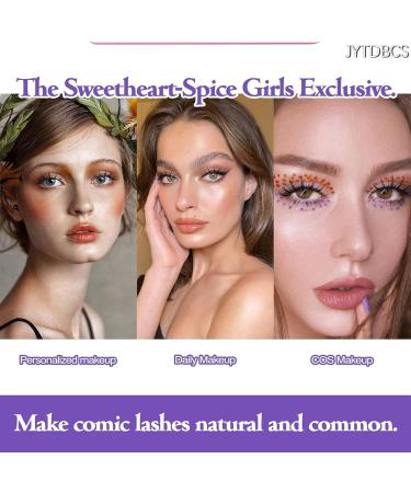 False Eyelashes Fluffy Natural Look 8D 20 mm Long C Curl Strip Eye Lashes Full Reusable Fake Eyelashes (C-manga 7pairs) - Buy Online on GoSupps.com