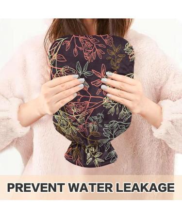 Beautiful 2L Hot Water Bottle with Cover - Large Heat Bag for Pain Relief & Cramps | International Shipping Available - Buy Online on GoSupps.com