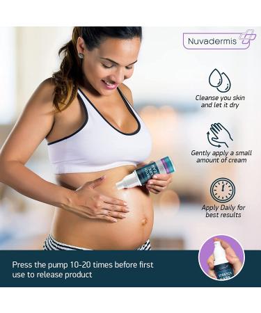 Stretch Mark Cream - Maternity Skin Care with Collagen, Jojoba, and Olive Oil - Prevents and Fades Stretch Marks - Hydrating Belly Lotion for Pregnant Women - 4 oz - Buy Online on GoSupps.com