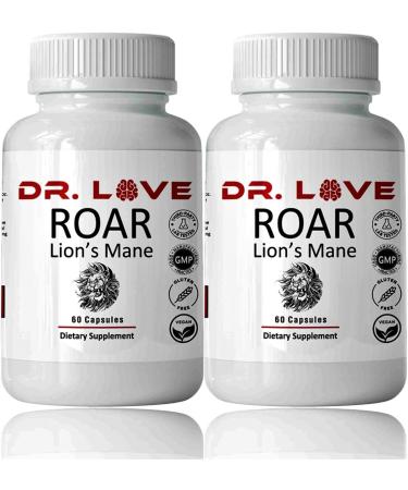 POSURI DR Loves Roar Lions Mane Supplement 60 Capsules (2)