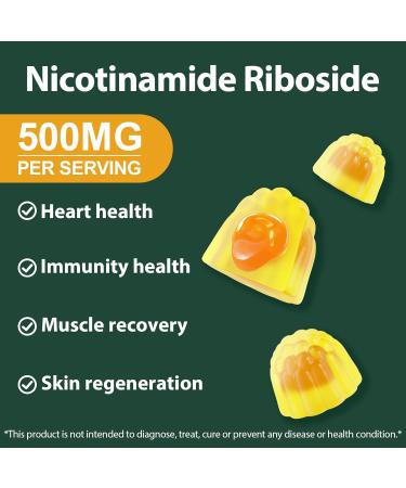 Liposomal Vitamin C 1000mg Filled Gummies for Adults & Kids 9+ NAD+ Supplement Gummies Sugar Free for Women & Men 2 Pack - Buy Online on GoSupps.com