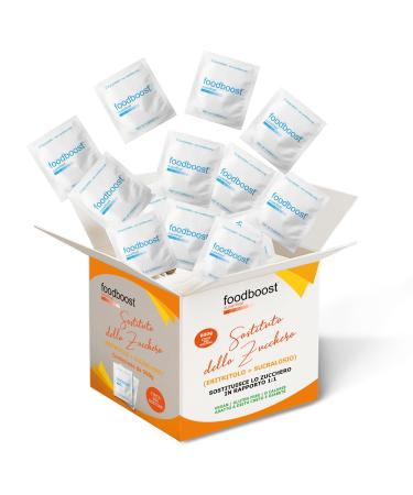 foodboost Sugar Substitute Erythrit + Sucralose 900 g approx 300 sachets in one dose natural 0 calories ratio 11 with sugar Keto diabetics gluten free