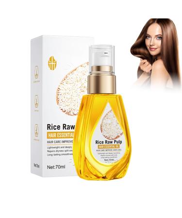 Crsetmyth Hair oil 70 ml hair care oil with rice extract hair care oil for healthy hair growth rice water oil for hair growth strength shine to strengthen hair and prevent damaged hair