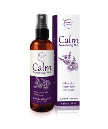 Calm Aromatherapy Mist with Lavender & Chamomile Essential Oil. Natural Sleep & Pillow Spray Room & Linen Mist. Lavender Spray Air Freshener for Relaxation & Sleep - Brookethorne Naturals