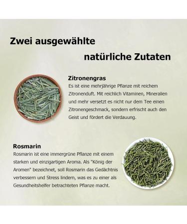 Buy Hang Caught Rosemary-Lemon Grass Tea | Digestive Aid Relaxation & Skin Care | 20 Tea Bags - Perfect Gift - Buy Online on GoSupps.com