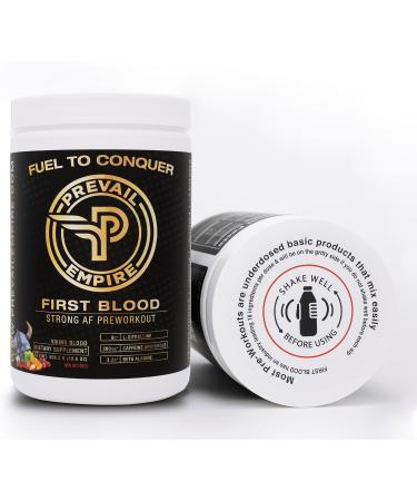 First Blood Strong AF Pre-Workout (556.5 Blue Slushie) Blue Slushie 556.5 - Buy Online on GoSupps.com