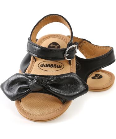 RVROVIC Baby Sandals - Soft Anti-Slip Sole for Toddler First Walkers (12-18 Months, Black) - Buy Online on GoSupps.com
