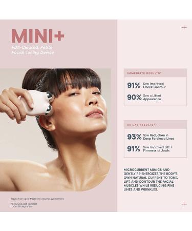 NuFACE MINI+ Microcurrent Facial Device Starter Kit with Hydrating Aqua Gel Activator in Sandy Rose - Buy Online on GoSupps.com