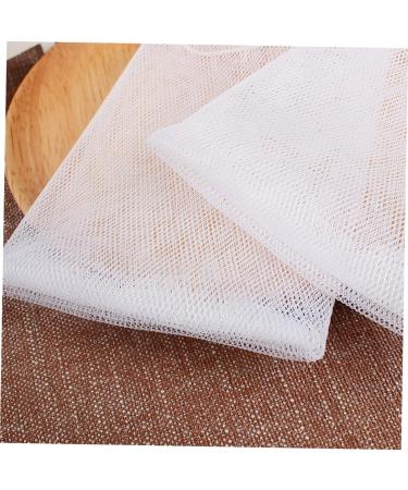 FRCOLOR 40 Pcs Handmade Soap Foaming Nets - White Natural 12x9cm - Perfect for Bath & Shower - Buy Online on GoSupps.com