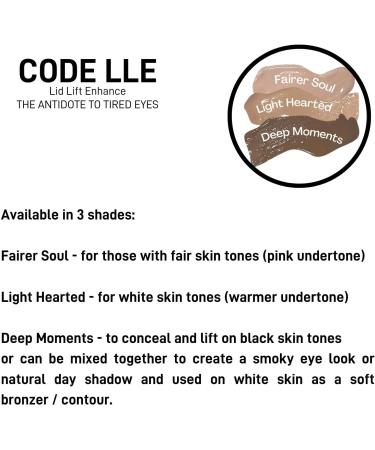CODE Beautiful Eye Primer and Concealer | Vegan & Cruelty Free | LLE Lid Lift Enhance - Fairer Soul - Buy Online on GoSupps.com