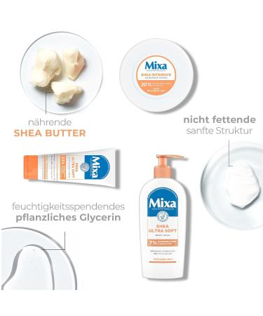 Mixa Care Set: Shea Ultra Soft Bodymilk Hand Cream & Intensive All-Purpose Cream for Body Hand & Face - Hydrating Skincare for All - Buy Online on GoSupps.com