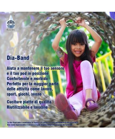 Comfortable Dia Band for Kids | Glucose Sensor Protection Bracelet for Freestyle Libre Medtronic Dexcom & Omnipod | Reusable Diabetic Band (Junior 20-22 cm) - Buy Online on GoSupps.com
