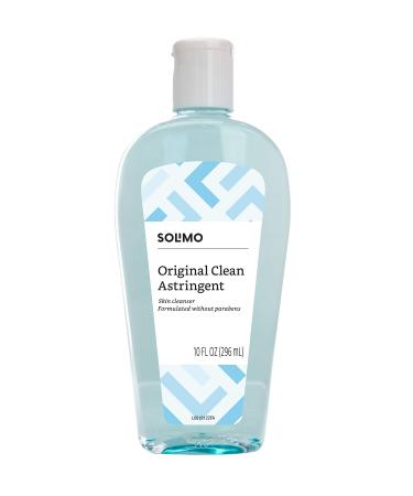 Amazon Brand - Solimo Original Clean Astringent Skin Cleanser, 10 Fluid Ounce 10 Fl Oz (Pack of 1)