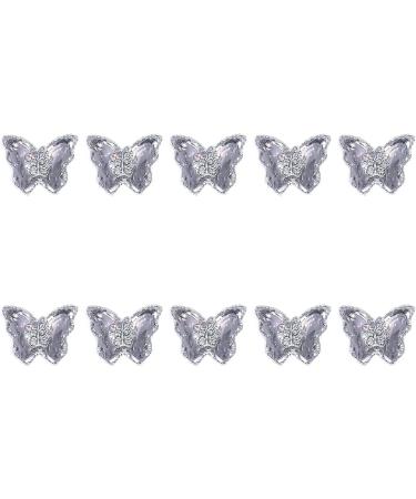 FEIlei 10Pcs Nail Jewelry Zircon Nail Art Rhinestones Nail Decors Crystals Diamond Gems - Buy Online on GoSupps.com