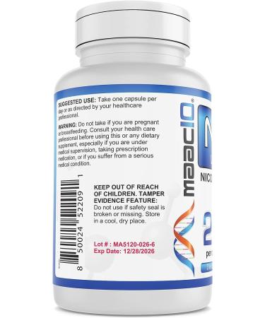 MAAC10 Actual NAD+ 500mg Supplement - Liposomal NAD+ for Enhanced Absorption | Alternative to NMN & Nicotinamide Riboside (60 Capsules) - Buy Online on GoSupps.com