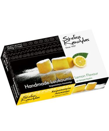 Loukoumi Kandylas Greek Jelly Flavour 200g (Loukoumi Lemon)