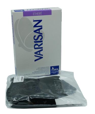 Cizeta Medicali Varisan Ethere1520 medical stockings Ether class 2 stockings graded compression 15-20 mmHg normal length open toe seconda black