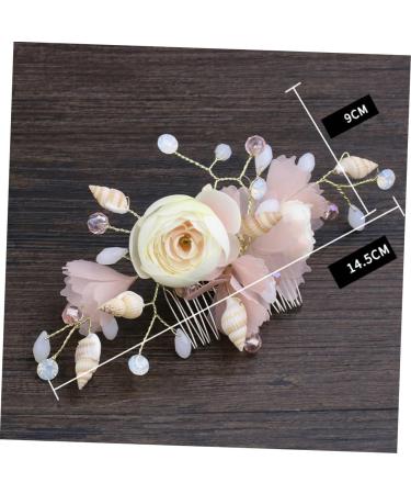 DOITOOL Women Comb Bridal Hair Comb Silk Yarn Hair Comb Bride Headpieces for Wedding Comb for Bridal Hair Comb for Bride Bridal Headpiece Wedding Hair Comb Tiara Accessories Dress Women's - Buy Online on GoSupps.com