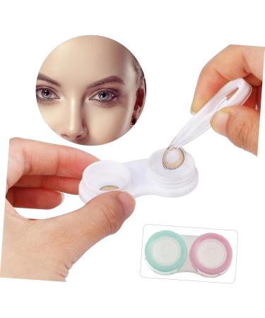 Lurrose 4-Piece Travel & Home Mini Eye Care Set - Eye Soak Remover with Creative Case & Lens Holder | Perfect for International Shipping - Buy Online on GoSupps.com