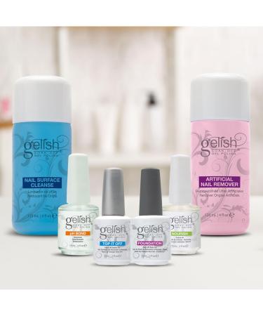 Buy Gelish Full Size Gel Nail Polish Soak Off Remover & Cleanser Kit | International Shipping Available - Buy Online on GoSupps.com