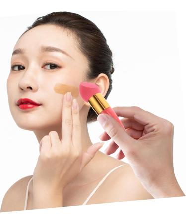 FOMIYES sponge Puffs powder puff applicator cotton pad Sponge Makeup Puff make up handle Makeup Sponge Applicator Mushroom head Powder Puff wet puff make up for face - Buy Online on GoSupps.com
