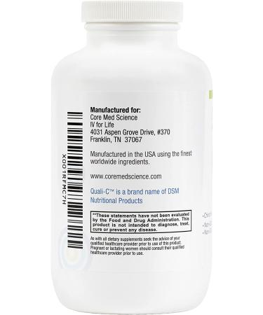 Core Med Science Liposomal Vitamin C 1000mg Softgels - Quali-C Supplement USA Made - 270 Count - Buy Online on GoSupps.com