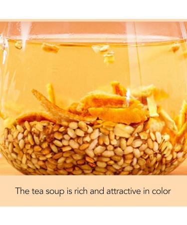 DEWIN Orange Peel Ginger Rice Tea 120g Ginger Tea 20 Packs Orange Peel Rice with Independent Triangle Tea Bag Healthy Teabags for Home Party - Buy Online on GoSupps.com