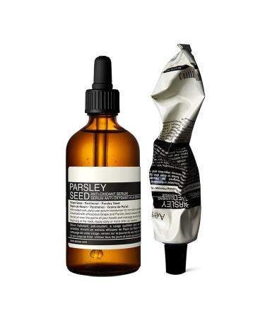 Aesop Parsley Seed Anti-Oxidant Serum + Cleansing Masque | Deeply Cleanse Smooth and Hydrate Skin | Paraben-Free + Cruelty-Free | 3.4 oz + 2.4 oz