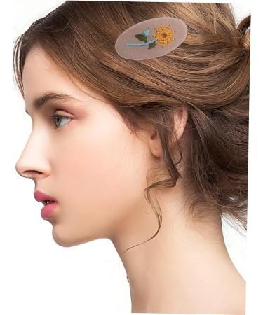 Beavorty 2 Pairs hairpin hair clips for girls vintage fabric hair accessory for women snap barrettes hair clip flowers fabric clips metal snap hair barrette women hair clip - Buy Online on GoSupps.com