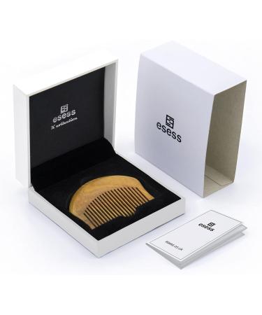 Esess Sandalwood Kanga Classic - Sikh Wooden Comb for Hair Care and Grooming - Buy Online on GoSupps.com