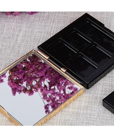 FOYTOKI 1pc Empty Eyeshadow Dish Eye Shadow Empty Palette Empty Eyeshadow Palette Empty Spotlight Dish Black - Buy Online on GoSupps.com