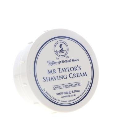 Taylor of Old Bond Street Mr. Taylor's Shaving Cream Jar | Luxury Shaving Cream for a Smooth Shave | International Shipping Available - Buy Online on GoSupps.com
