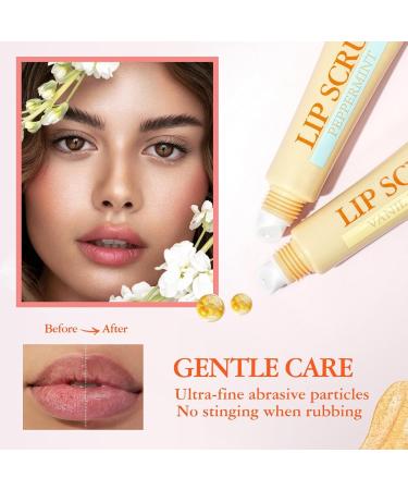  Hugsweet Hugsweet Exfoliating Lip Scrub Lip Scrub - Moisturizing Lip Scrub | 4X Moisturizing Lip Care Products - Buy Online on GoSupps.com