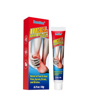 romoty Heel Pain Relief Cream  Joint Toe Heel Spur Pain Relief Heel Pain Cream Stiff Arch Pain Relief  0.7 Fl oz/20g