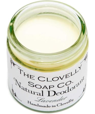 Clovelly Soap Co Natural Handmade Deodorant Balm Lavender 60g Glass Jar - Buy Online on GoSupps.com