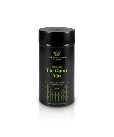 Tie Guan Yin (Iron Buddha or Iron Goddess of Mercy) Oolong Tea 125g Caddy